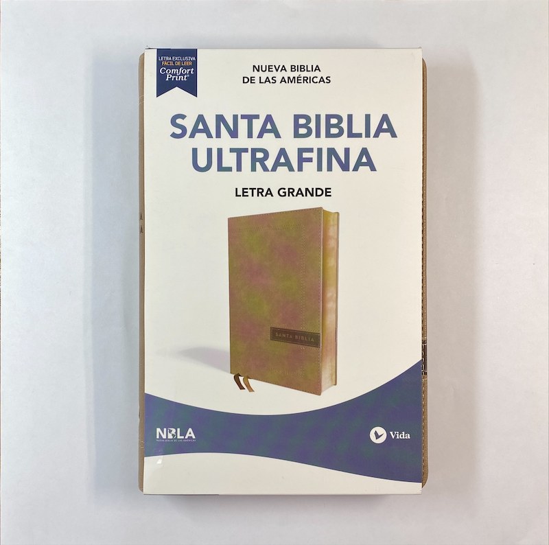 Biblia NBLA ultra fina letra grande beige